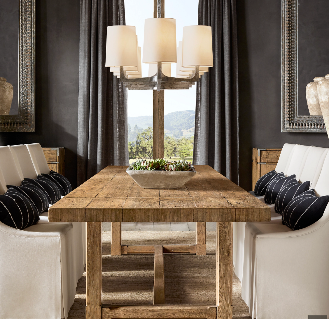 Cayden Campaign Dining Table