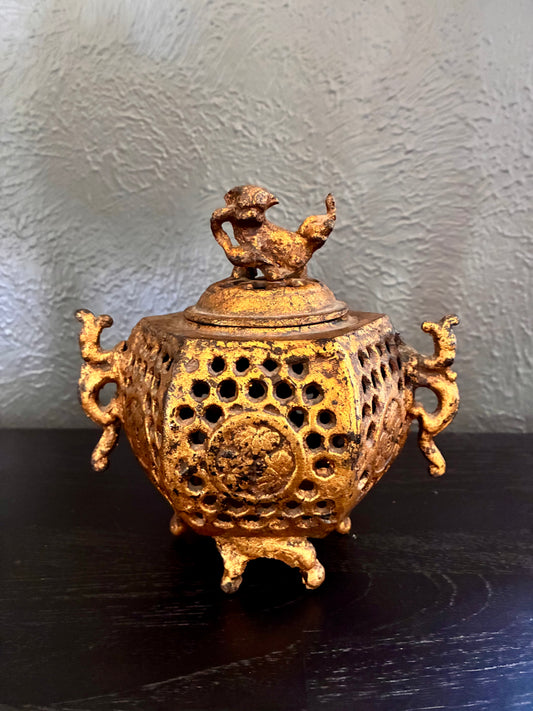 Antique Foo Dog Censer
