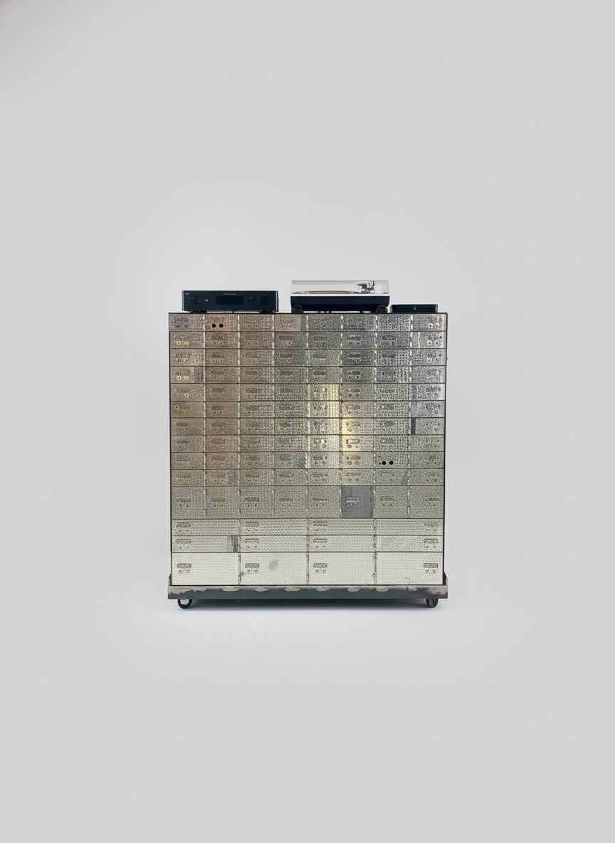 Vintage Safety Deposit Box Stack