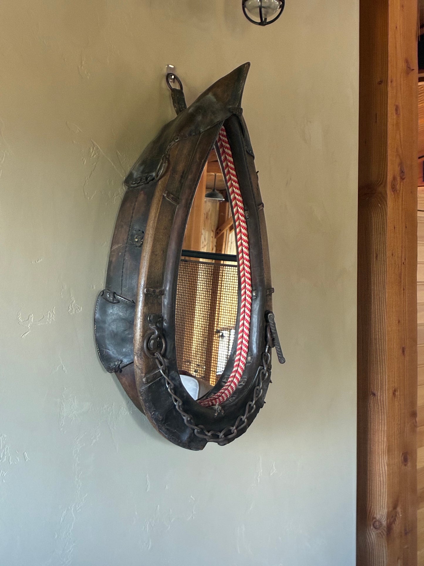 Antique Mule Collar Mirror