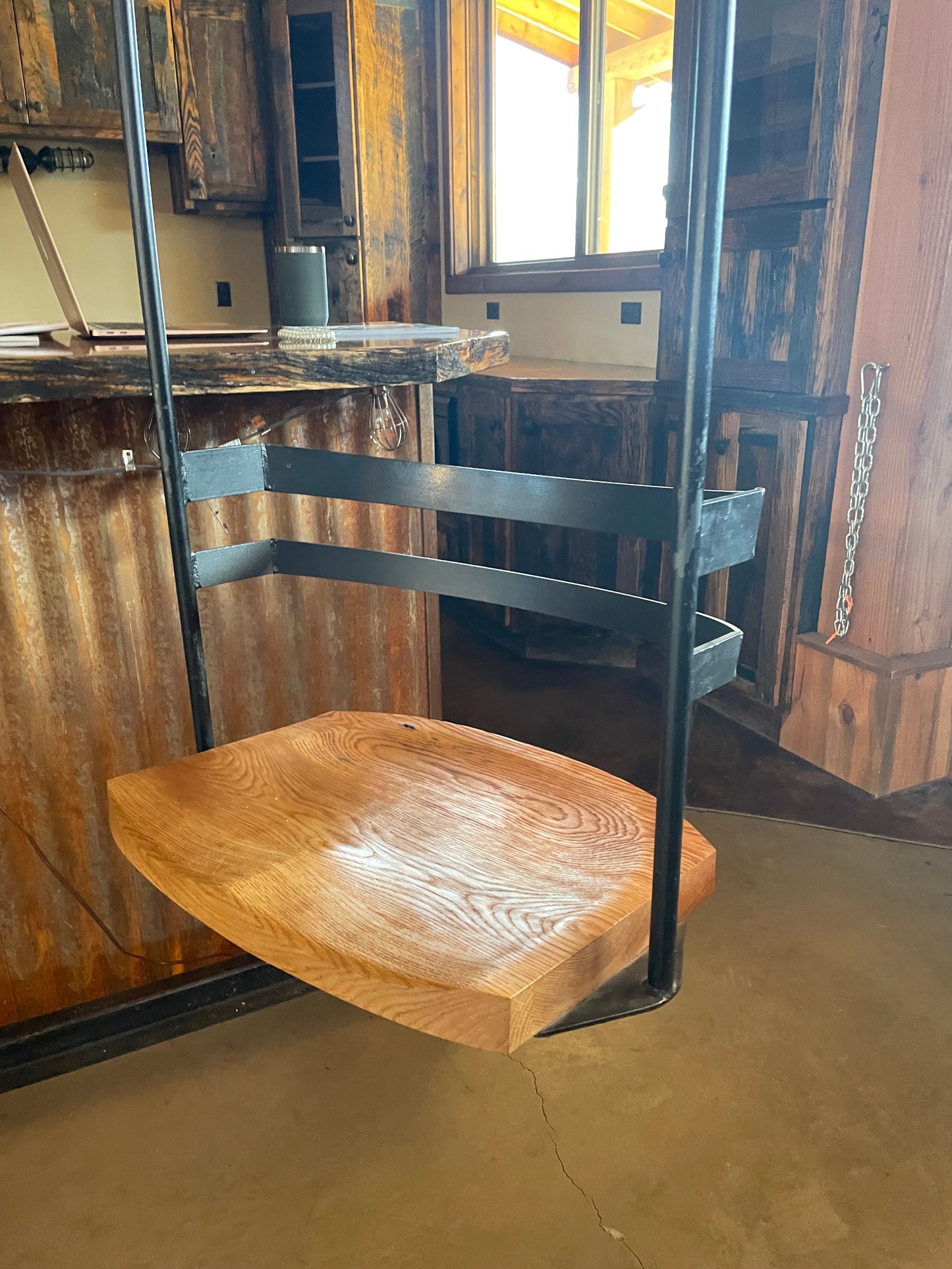 Custom Swing Ski Chairs/Bar Stools