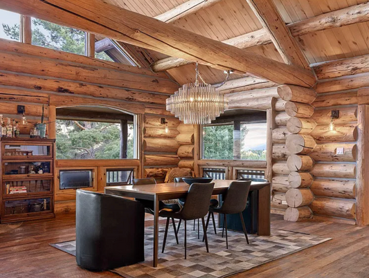 Arles Rectangular Dining Table in Dark Walnut