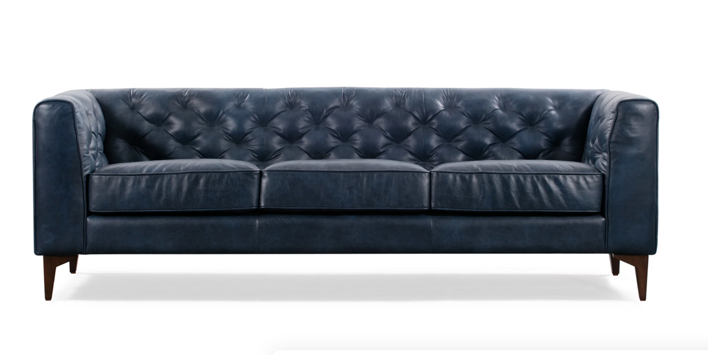 Poly and Bark Essex Sofa in Midnight Blue