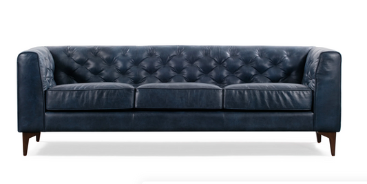 Poly and Bark Essex Sofa in Midnight Blue